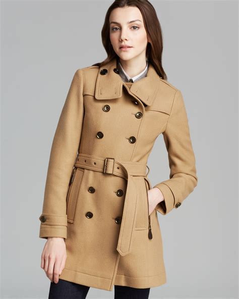 burberry daylesmoore wool blend coat camel|burberry cashmere camel coats.